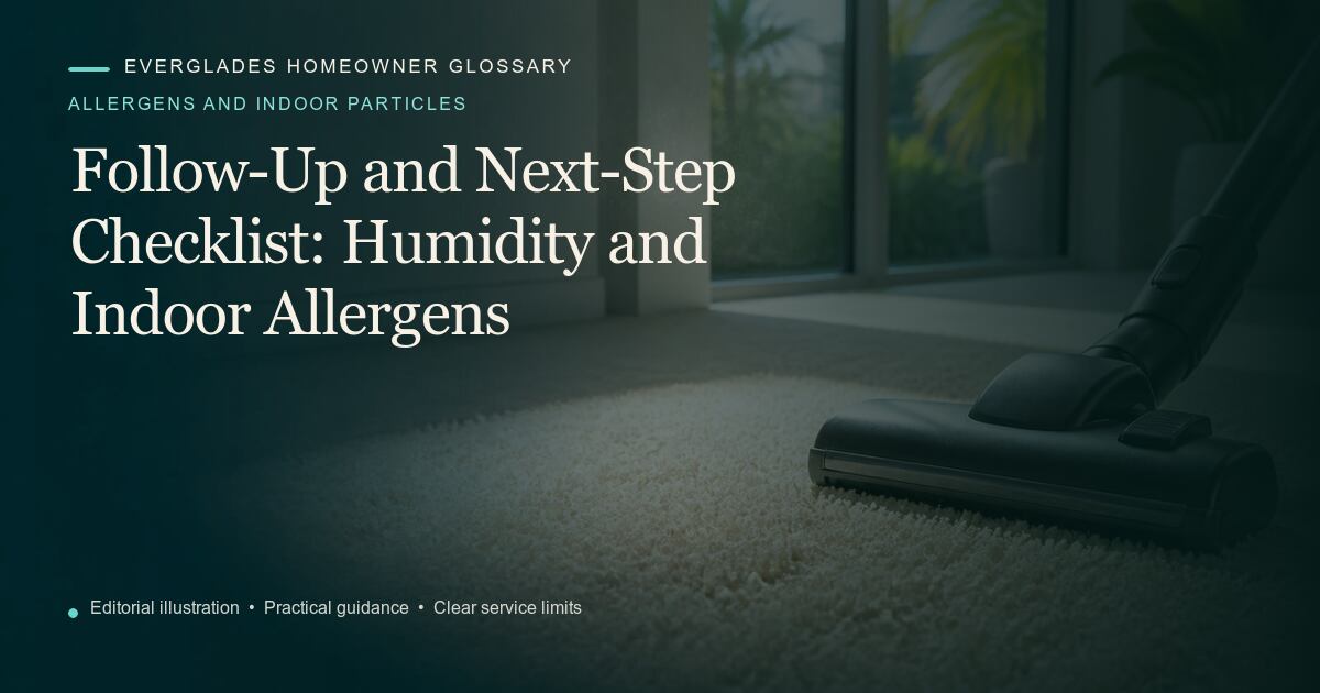 Editorial illustration for Humidity and Indoor Allergens, part of the allergens and indoor particles glossary.